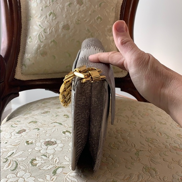 ColeHaan Purse NWOT Never used tan, cream and gold - Picture 11 of 11